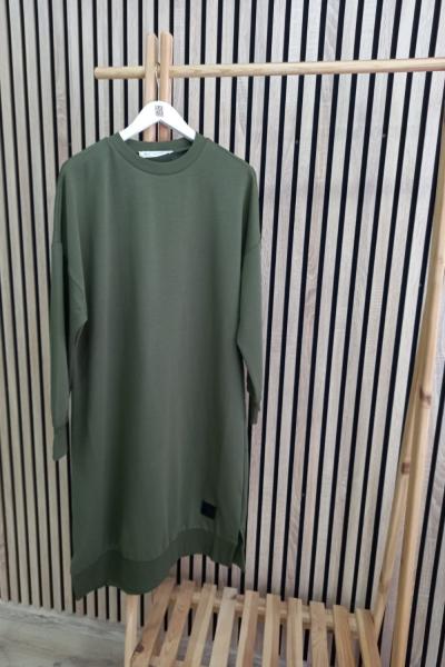 Puane Uzun Boy Tunik Haki