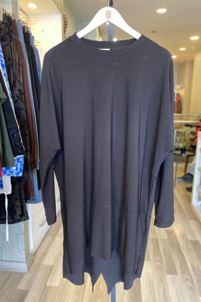 Efraze Asimetrik Sandy Tunik Siyah