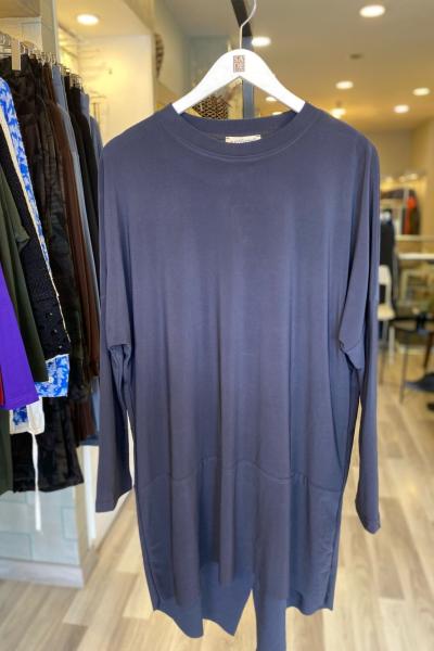 Efraze Asimetrik Sandy Tunik Antrasit