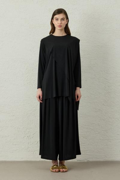 Merwish 2026 Yaz Doha Takım Siyah