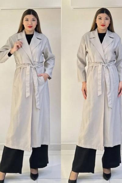 Ceremony Kemer Detaylı Dubai Uzun Kap Taş Rengi