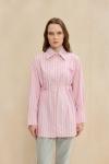 Merwish Retro Gömlek  Pembe
