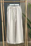 Magazin BELİ LASTİKLİ ARKASI CEPLİ PANTOLON Ekru