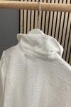 Ceremony Keten Kısa Gömlek Ekru