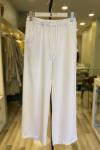 Magazin BELİ LASTİKLİ ARKASI CEPLİ PANTOLON Beyaz