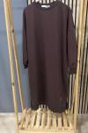Sade Butik Soul Basic Uzun Tunik Kahverengi