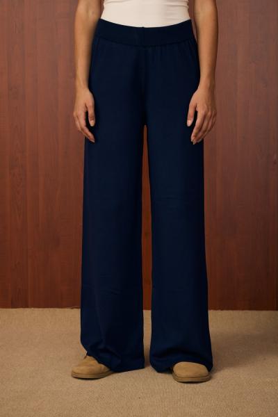 Merwish Basic Triko Pantolon  Lacivert