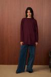 Merwish Venedik Triko Tunik Bordo