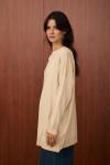Merwish Venedik Triko Tunik Bej