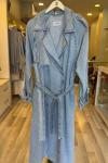 Magazin Denim Trenç  Açık Mavi