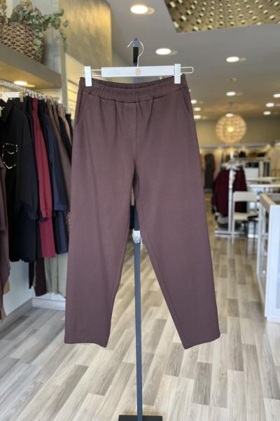 Ceremony 2026 KIŞ Havuç Paça Çelik Pantolon Kahverengi