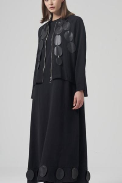 Ceremony 2026 KIŞ Cookie Kolsuz İç Elbiseli Ceketli Takım Siyah