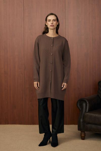 Merwish Bomber Hırka Kahverengi