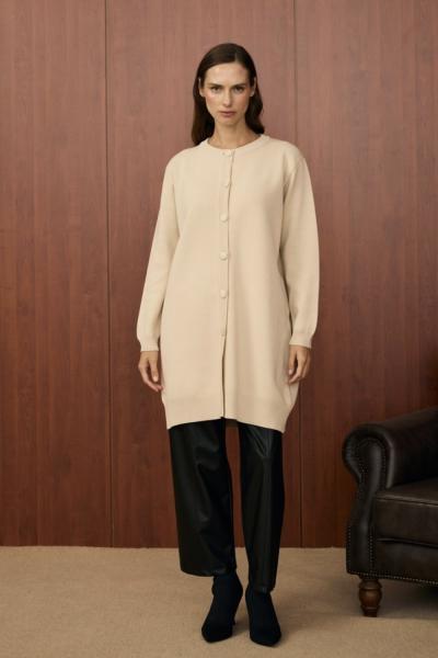 Merwish Bomber Hırka Bej