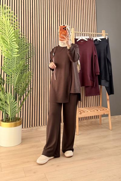 Paba Elisia Takım Kahverengi