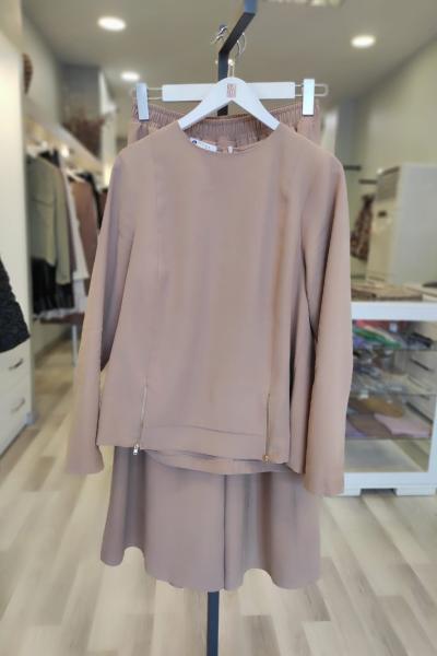 Paba Meysa Pantolonlu Takım Camel