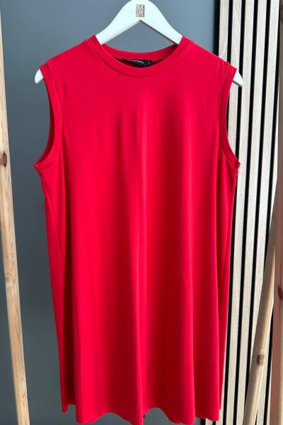 Ceremony Sıfır Kol İçlik Kırmızı