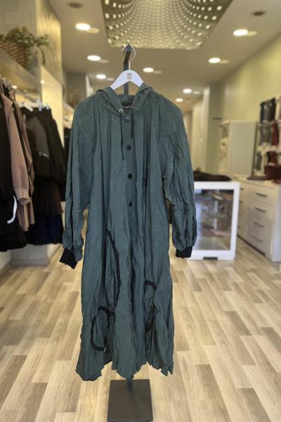 Ceremony 2026 KIŞ Merlin Kraşlı Halka Detaylı Kap Yeşil