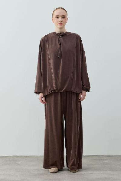 Merwish Split Takım Kahverengi