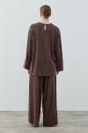 Merwish Modal Comfy Takım Kahverengi