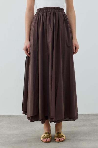 Merwish 2026 Yaz Vual Etek Acı Kahve