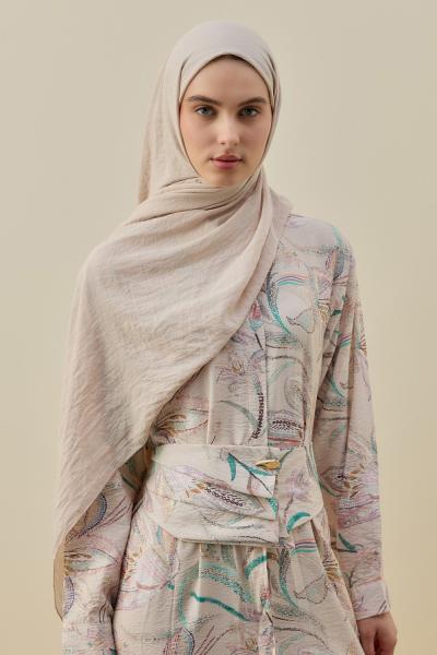 Merwish 2026 Yaz Soft Bambu Şal toz pembe