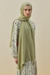 Merwish 2026 Yaz Soft Bambu Şal Yeşil
