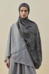 Merwish 2026 Yaz İconic Şal Gri