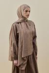 Merwish 2026 Yaz İconic Şal mocha