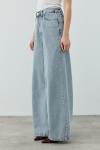 Merwish 2026 Yaz Salaş Denim Pantolon Buz Mavisi