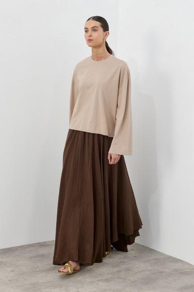 Merwish 2026 Yaz ST.Tropez Takım Kahverengi