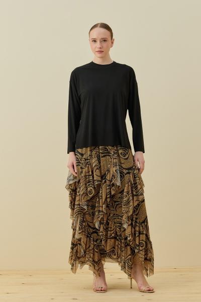 Merwish 2026 Yaz Spanis Takım Siyah