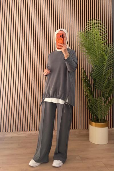 Pilise Lina Takım Antrasit