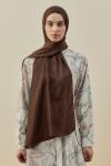 Merwish 2026 Yaz İconic Şal Kahverengi