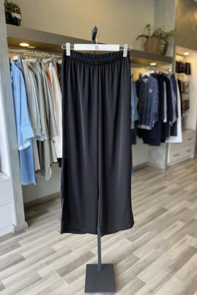 Ceremony 2026 Yaz Belden Lastikli Bol Paça Sapphire Pantolon  Siyah