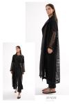Ceremony 2026 Yaz File Örgü Detaylı Trençkot Siyah