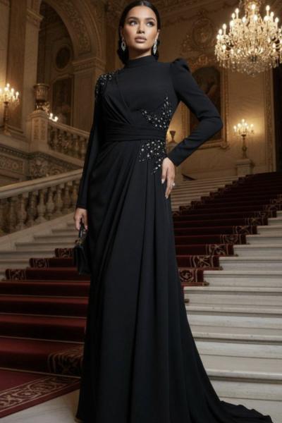 GAZZELLA Clove Elbise Siyah