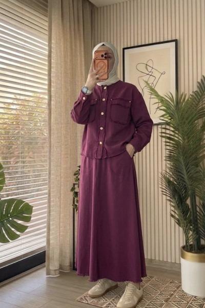 ENSTORE Elvan Takım Bordo