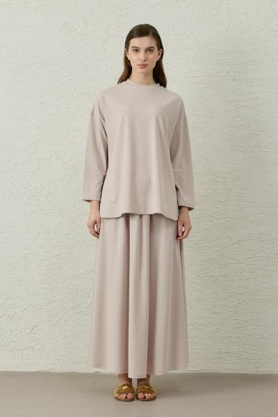 Merwish 2026 Yaz Mixi Bambu Takım Taş Rengi