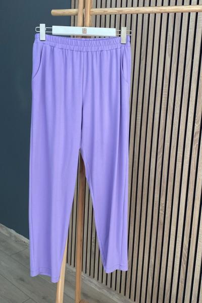 Ceremony Havuç Paça Bambu Pantolon Lila