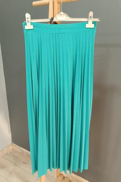 Ceremony Sandy Piliseli Etek Turkuaz