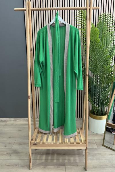 Ahi Kendinden Fitilli Kap Yeşil