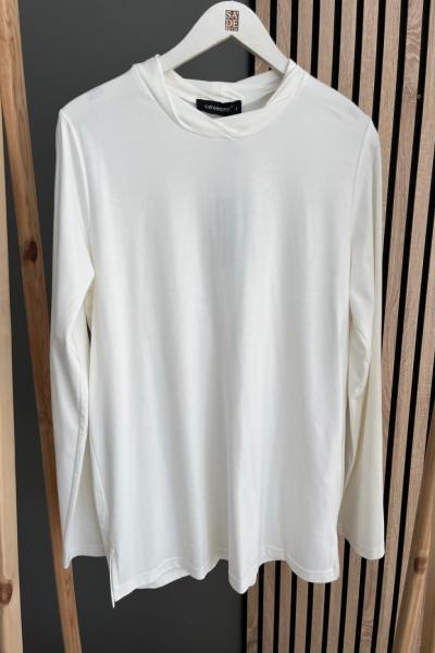 Ceremony Basic Bluz Beyaz