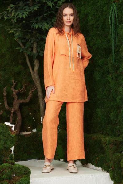 BM İstanbul Summer Müslin Takım Turuncu