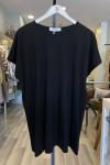 BM İstanbul Bambu Kolsuz Tshirt Siyah