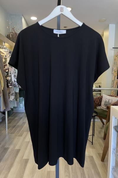BM İstanbul Bambu Kolsuz Tshirt Siyah