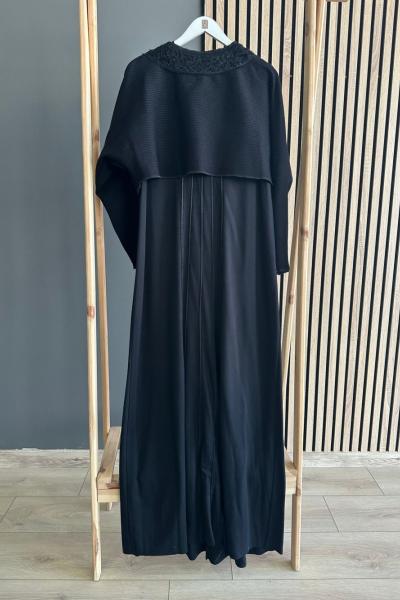 Ceremony Bolerolu Elbise Siyah