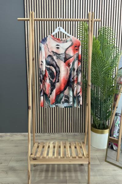 Ceremony Önü Yanları Yırtmaçlı Çelik Tunik Turuncu