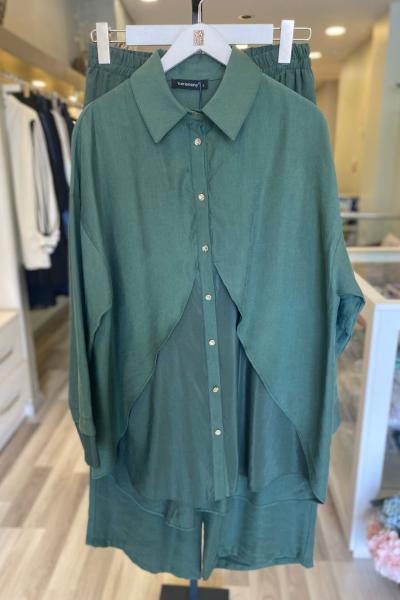 Ceremony Anvelop Detaylı Dubai Kombinli Pasion Takım Yeşil