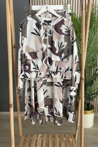 Ceremony Ata Etekli Takım Kahverengi